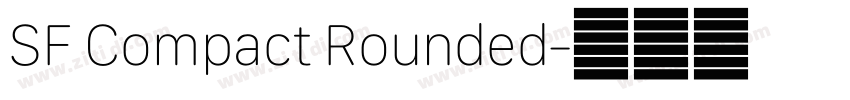 SF Compact Rounded字体转换